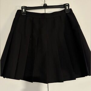 American Apparel Black Schoolgirl Pleated Skirt